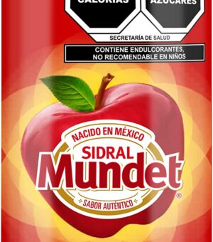 REFRESCO SABOR MANZANA REGULAR DE 355 ML. MARCA SUGERIDA SIDRAL MUNDET O EQUIVALENTE