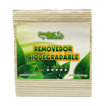 REMOVEDOR PARA CAFÉ, BIODEGRADABLE, COLOR BEIGE, LARGO DE 13 CM, BOLSA DE 1KG, MARCA ECOPLAST O EQUIVALENTE