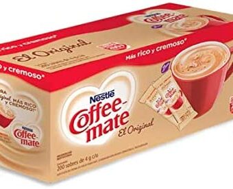 SUSTITUTO DE CREMA EN POLVO 200 SOBRES, MARCA SUGERIDA COFFE MATE O EQUIVALENTE