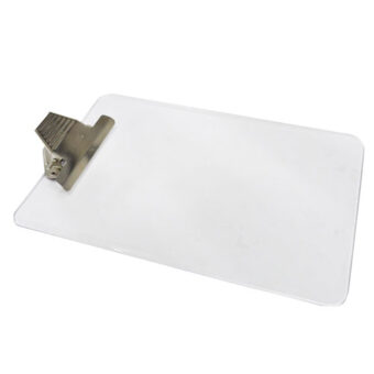 TABLA SUJETA DOCUMENTOS, TAMAÑO CARTA, CON BROCHE DE METAL, 90% POLIESTIRENO RECICLADO, 10% POLIPROPILENO RECICLABLE, MARCA SUGERIDA SABLON O EQUIVALENTE