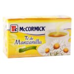TÉ DE MANZANILLA CON 25 SOBRES, MARCA SUGERIDA LA PASTORA O EQUIVALENTE